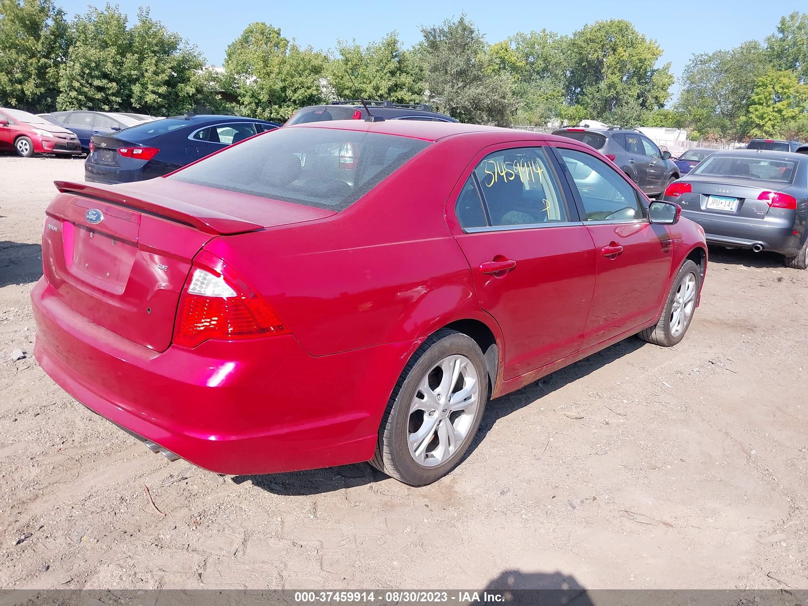 Photo 3 VIN: 3FAHP0HA3CR257790 - FORD FUSION 