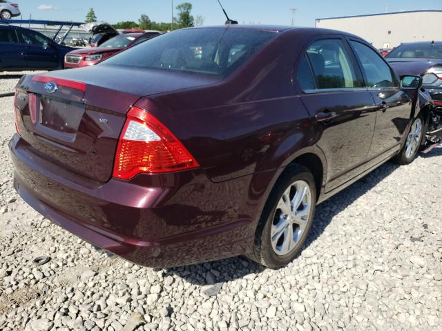 Photo 3 VIN: 3FAHP0HA3CR303697 - FORD FUSION SE 