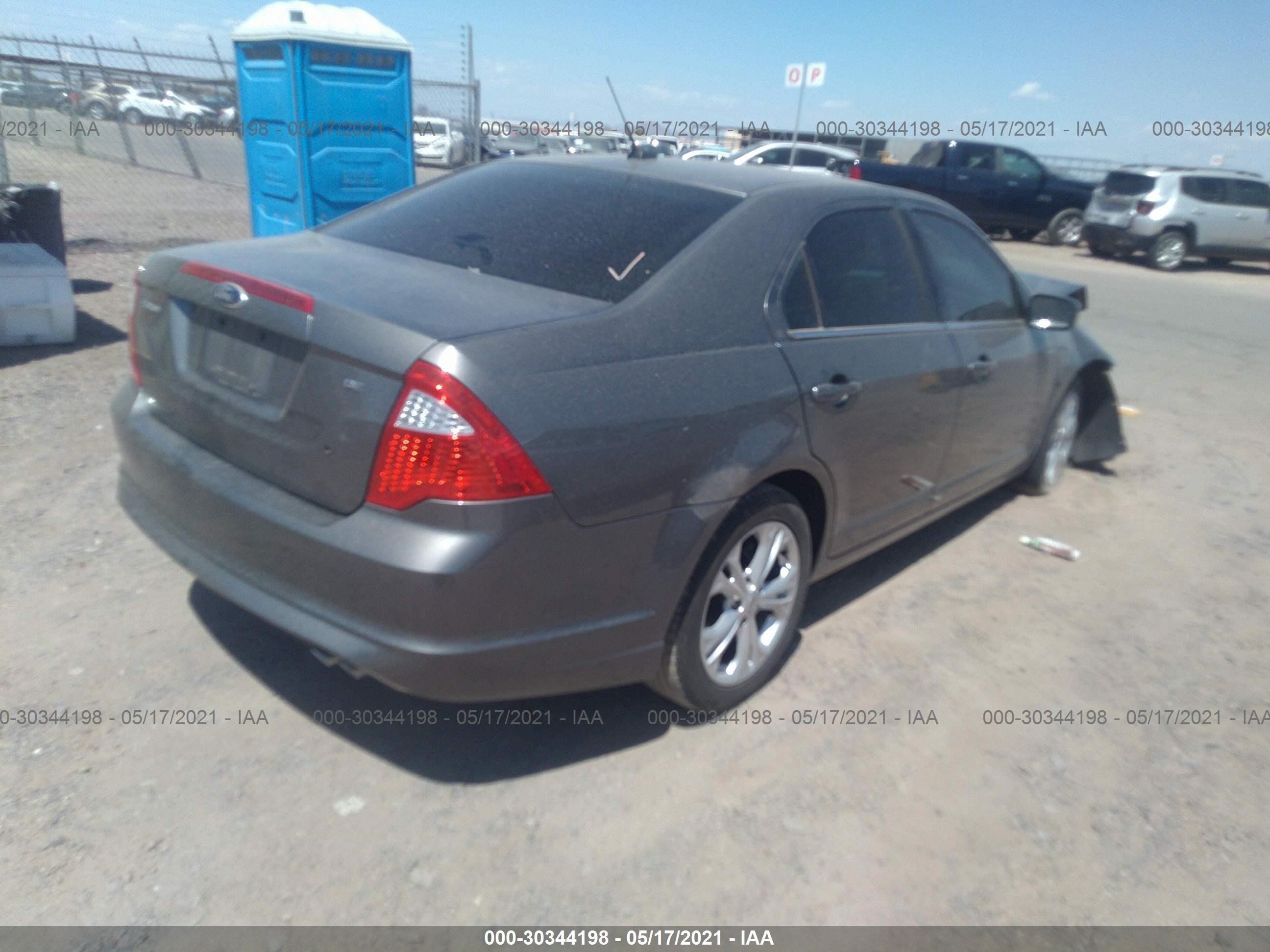 Photo 3 VIN: 3FAHP0HA3CR416386 - FORD FUSION 