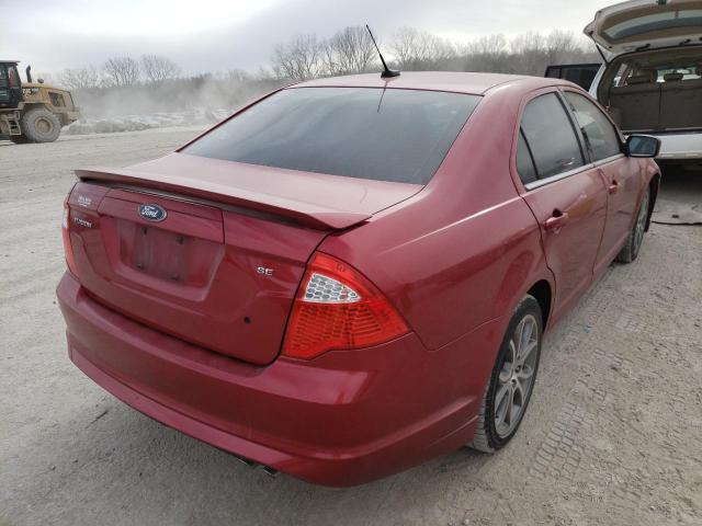 Photo 3 VIN: 3FAHP0HA4AR393990 - FORD FUSION SE 