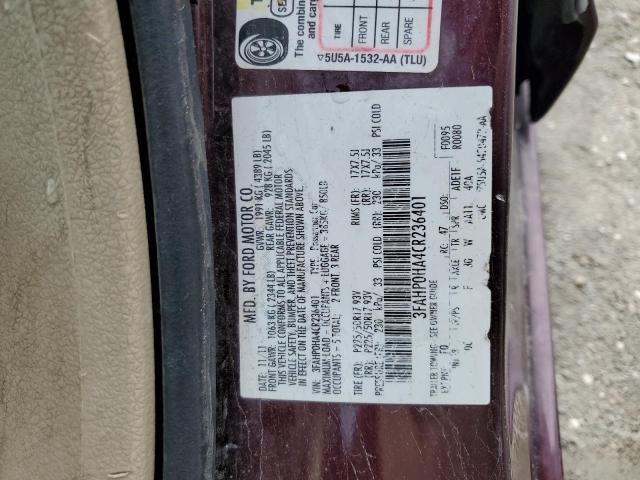 Photo 11 VIN: 3FAHP0HA4CR236401 - FORD FUSION 