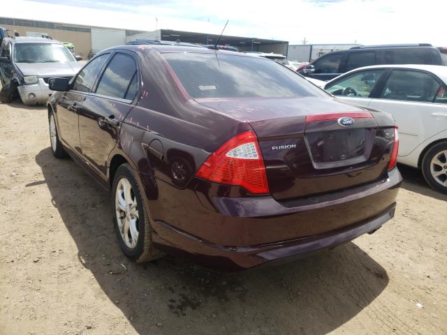 Photo 2 VIN: 3FAHP0HA4CR434671 - FORD FUSION SE 