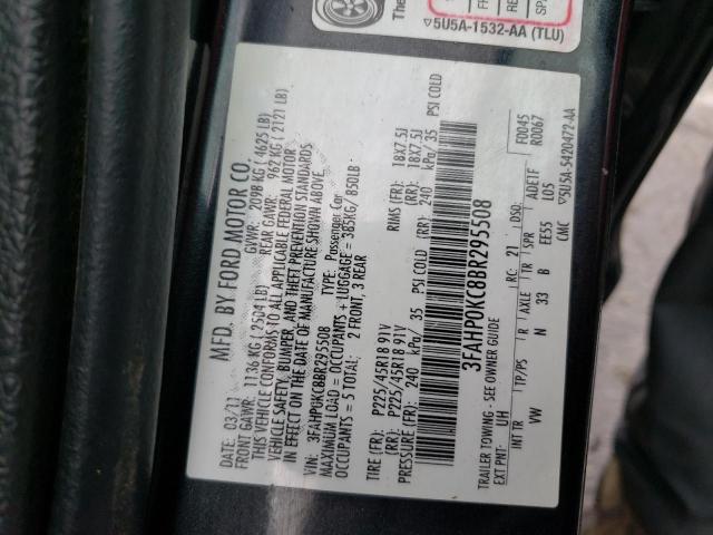 Photo 11 VIN: 3FAHP0HA5AR412207 - FORD FUSION SE 