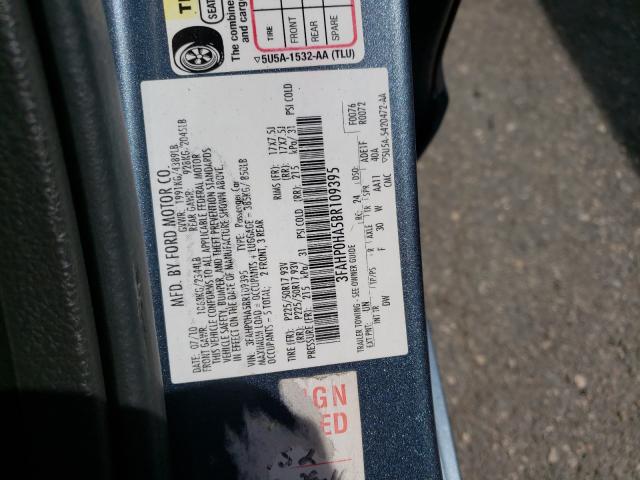 Photo 9 VIN: 3FAHP0HA5BR109395 - FORD FUSION SE 