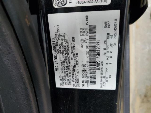 Photo 11 VIN: 3FAHP0HA5BR120221 - FORD FUSION SE 