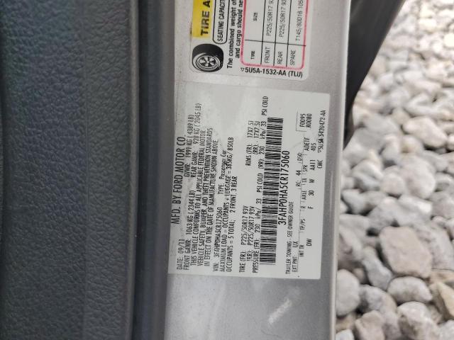 Photo 12 VIN: 3FAHP0HA5CR175060 - FORD FUSION SE 