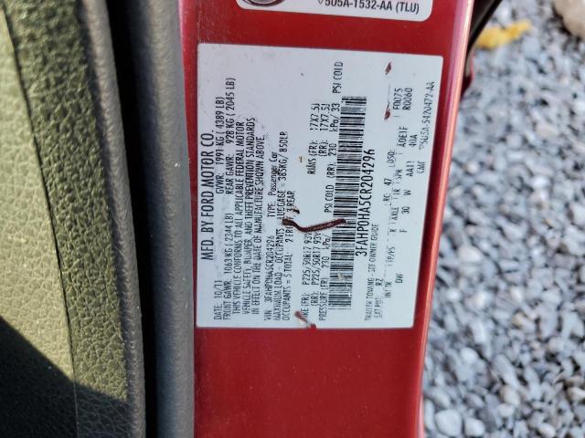 Photo 11 VIN: 3FAHP0HA5CR204296 - FORD FUSION SE 