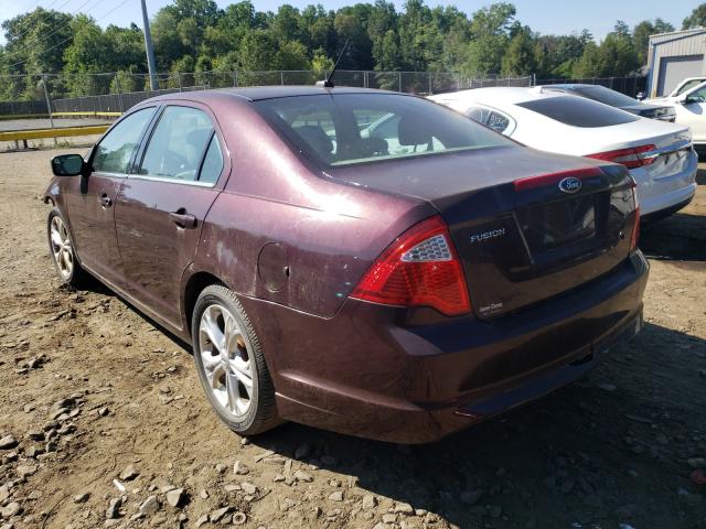 Photo 2 VIN: 3FAHP0HA5CR441726 - FORD FUSION SE 