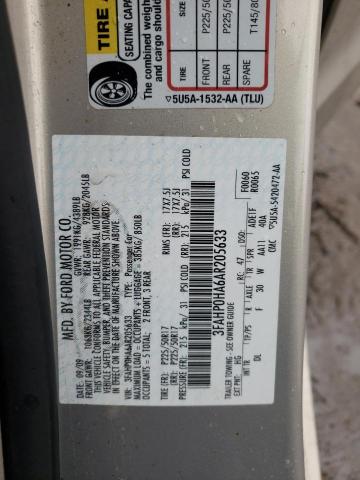 Photo 12 VIN: 3FAHP0HA6AR205633 - FORD FUSION SE 