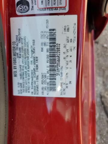 Photo 11 VIN: 3FAHP0HA6AR228832 - FORD FUSION SE 