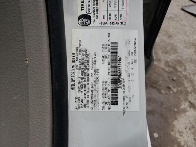 Photo 11 VIN: 3FAHP0HA6BR149467 - FORD FUSION 