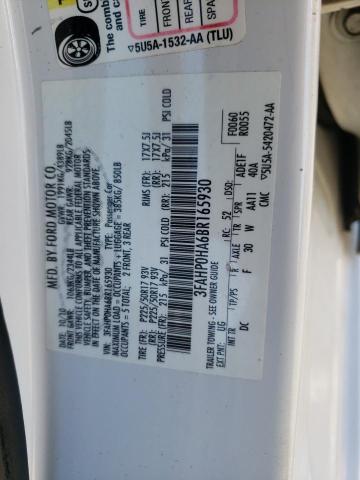 Photo 11 VIN: 3FAHP0HA6BR165930 - FORD FUSION SE 