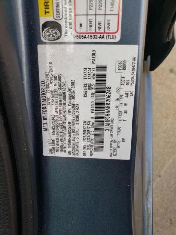 Photo 11 VIN: 3FAHP0HA6BR206248 - FORD FUSION SE 