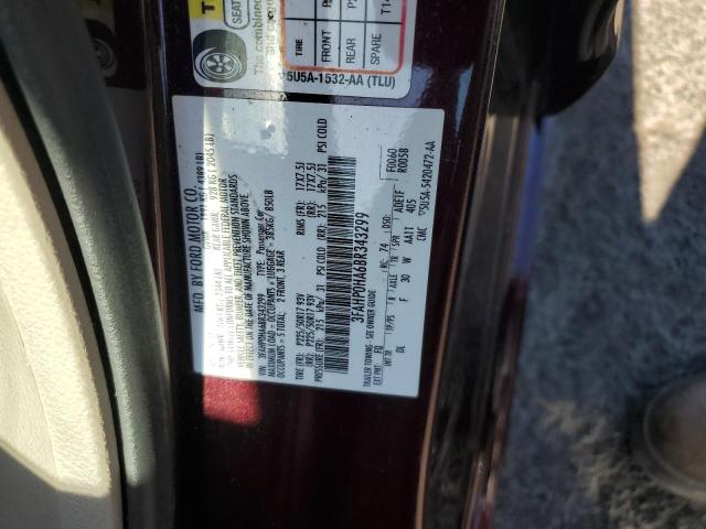 Photo 11 VIN: 3FAHP0HA6BR343299 - FORD FUSION SE 