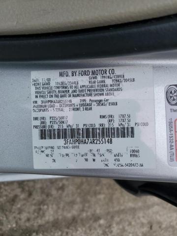 Photo 9 VIN: 3FAHP0HA7AR255148 - FORD FUSION SE 