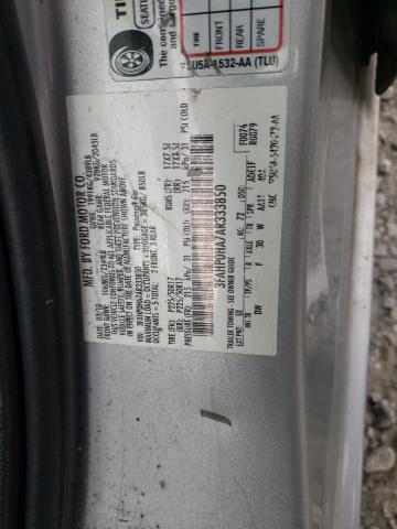 Photo 11 VIN: 3FAHP0HA7AR333850 - FORD FUSION SE 