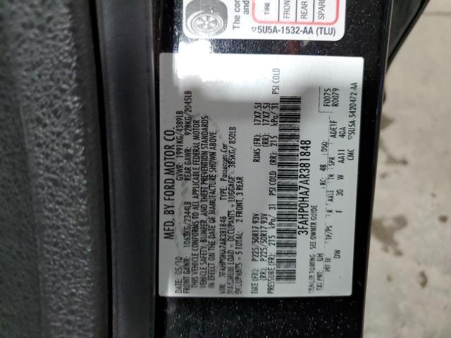 Photo 11 VIN: 3FAHP0HA7AR381848 - FORD FUSION SE 