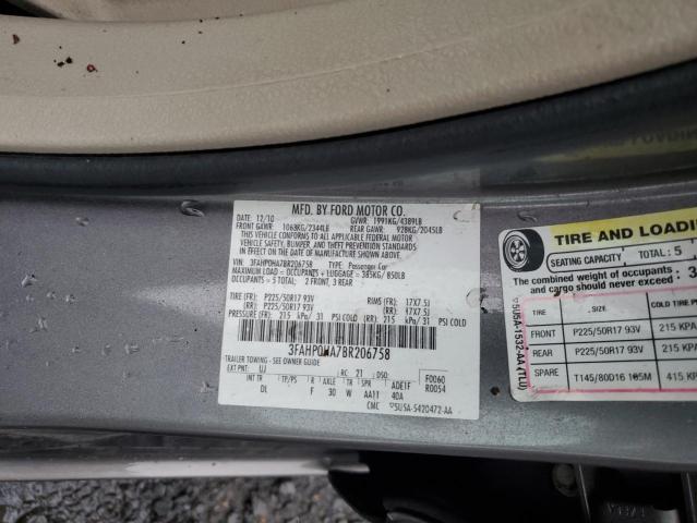 Photo 12 VIN: 3FAHP0HA7BR206758 - FORD FUSION 