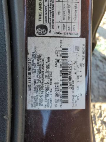 Photo 11 VIN: 3FAHP0HA7BR222913 - FORD FUSION SE 