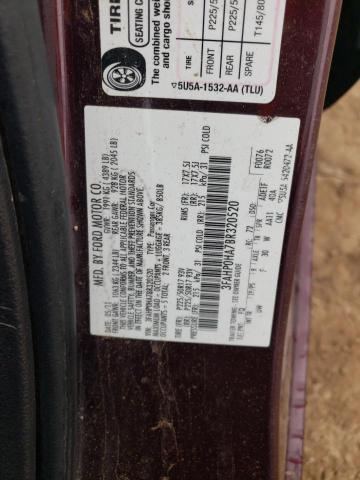 Photo 11 VIN: 3FAHP0HA7BR320520 - FORD FUSION 