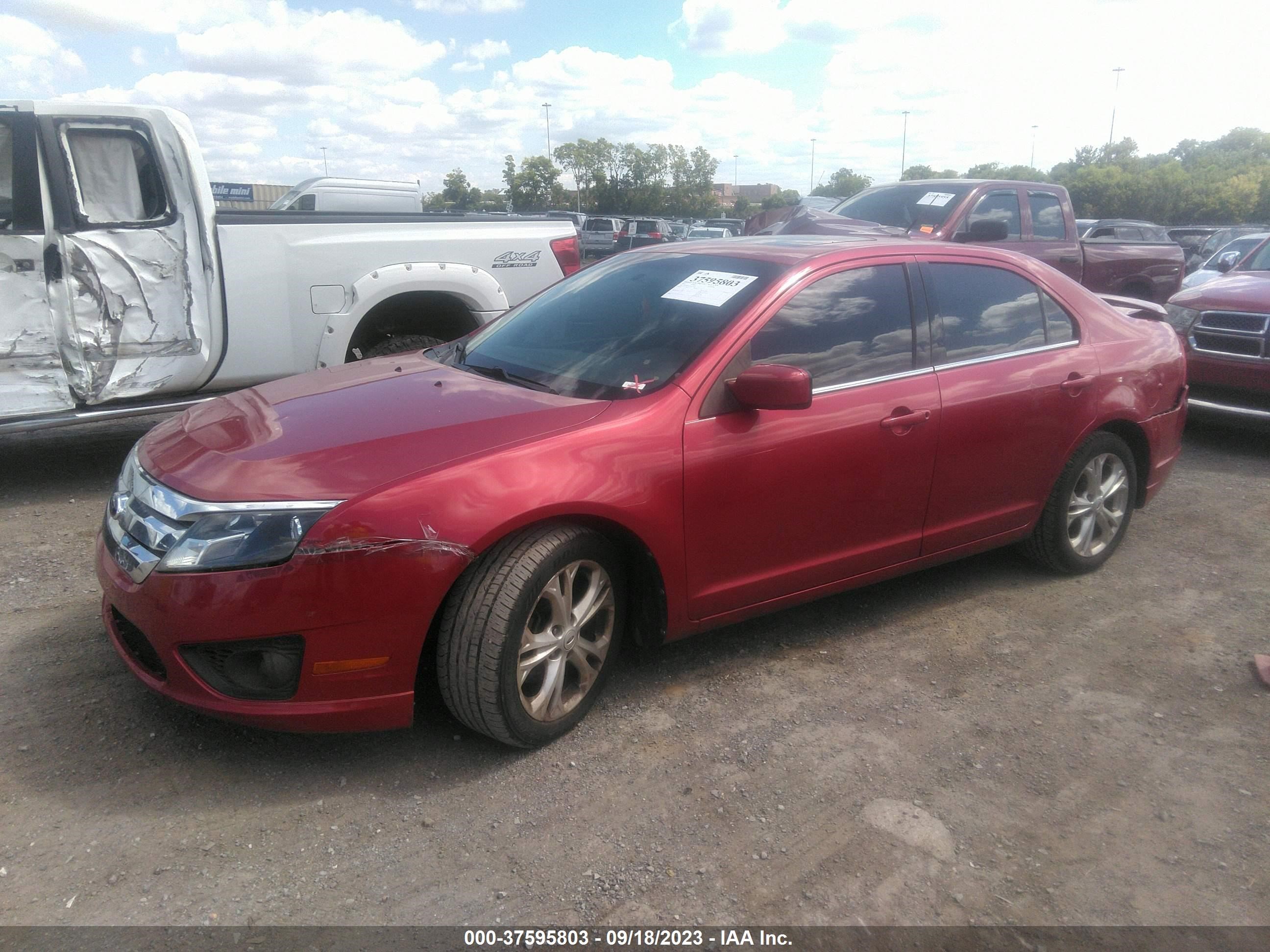 Photo 1 VIN: 3FAHP0HA7CR221875 - FORD FUSION 