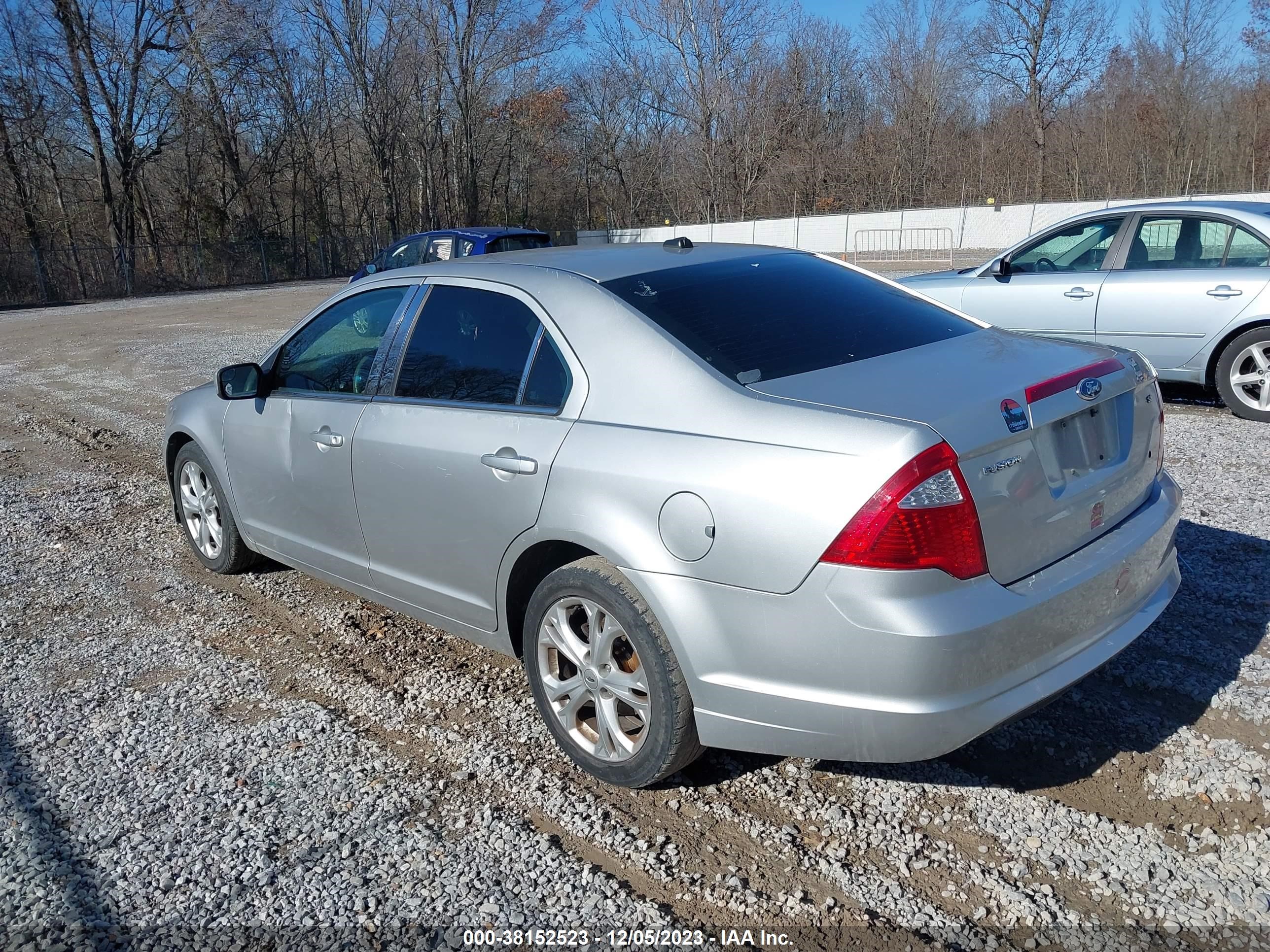 Photo 2 VIN: 3FAHP0HA7CR238742 - FORD FUSION 