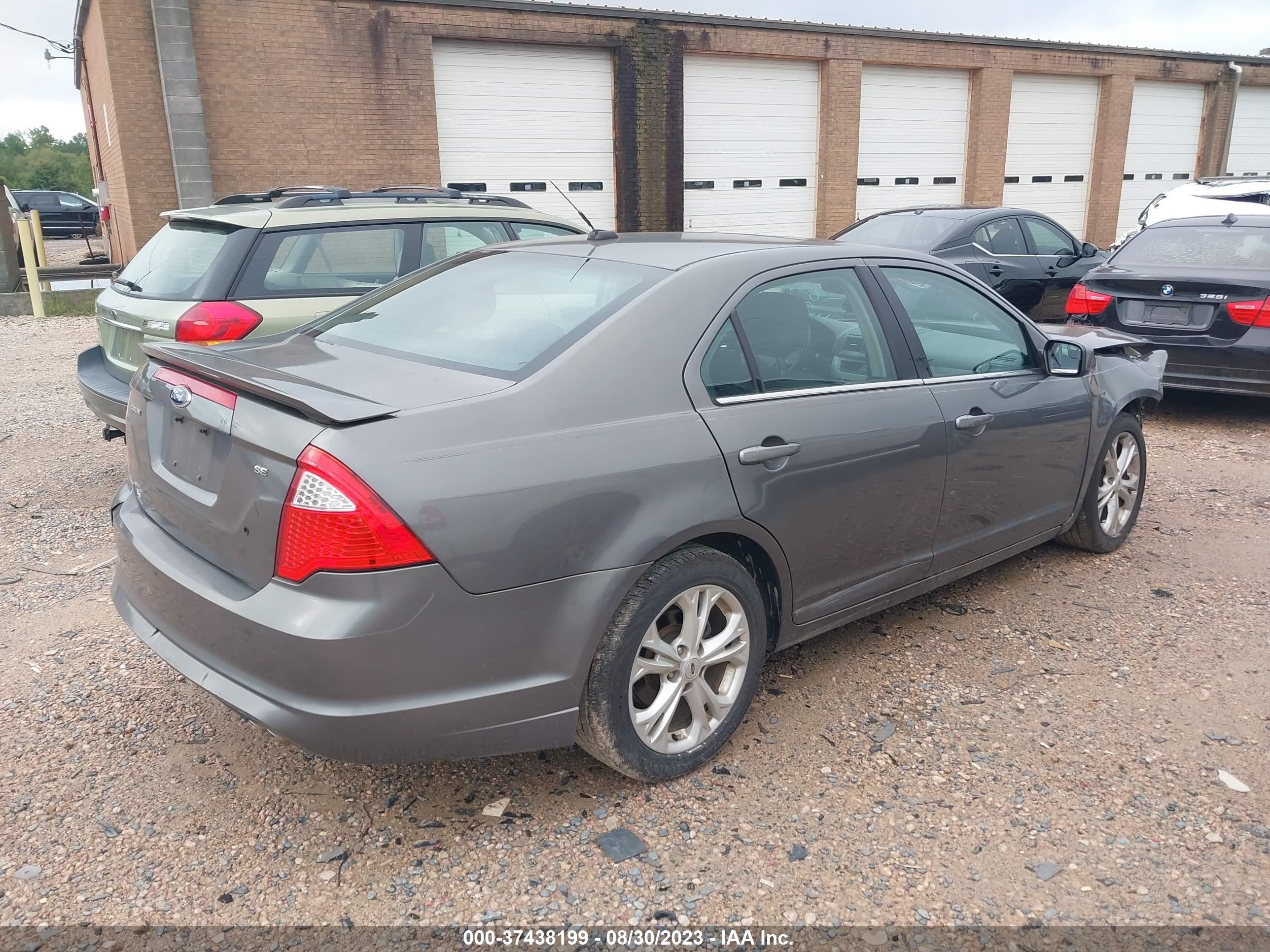 Photo 3 VIN: 3FAHP0HA7CR254942 - FORD FUSION 