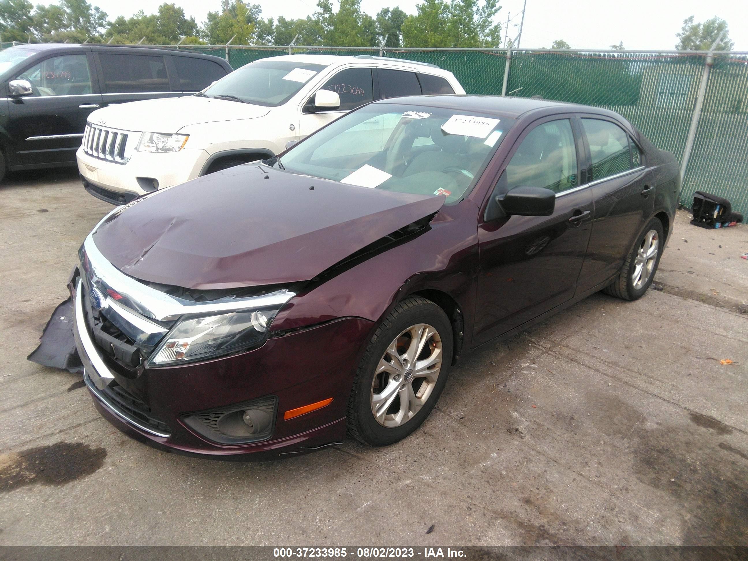 Photo 1 VIN: 3FAHP0HA7CR256075 - FORD FUSION 