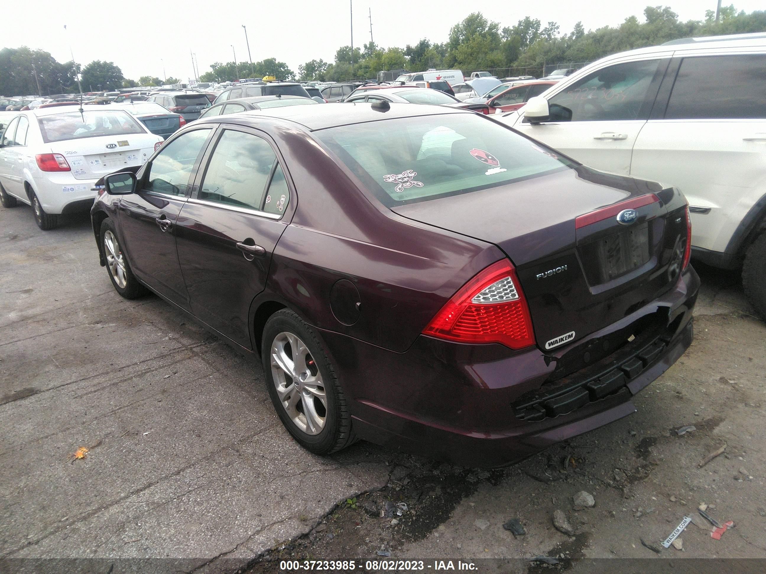 Photo 2 VIN: 3FAHP0HA7CR256075 - FORD FUSION 