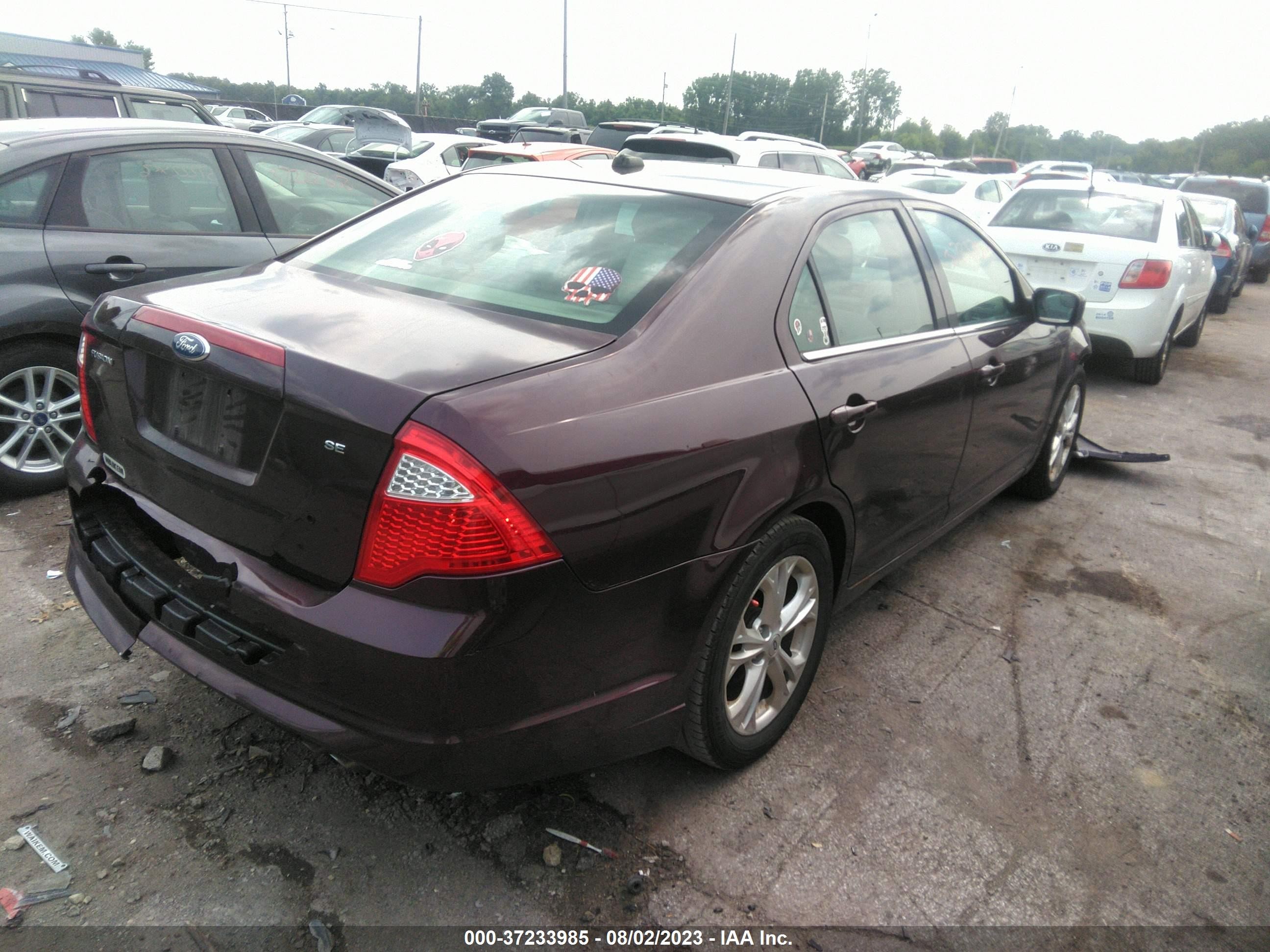 Photo 3 VIN: 3FAHP0HA7CR256075 - FORD FUSION 