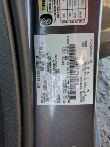 Photo 11 VIN: 3FAHP0HA7CR292011 - FORD FUSION SE 