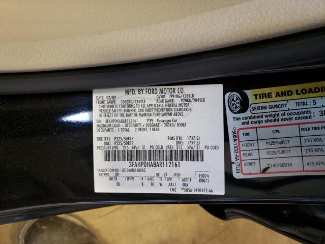 Photo 9 VIN: 3FAHP0HA8AR112161 - FORD FUSION SE 