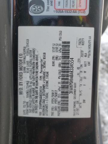 Photo 11 VIN: 3FAHP0HA8AR334554 - FORD FUSION SE 