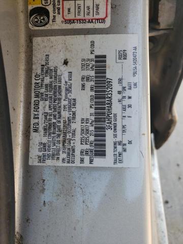 Photo 11 VIN: 3FAHP0HA8AR352097 - FORD FUSION SE 