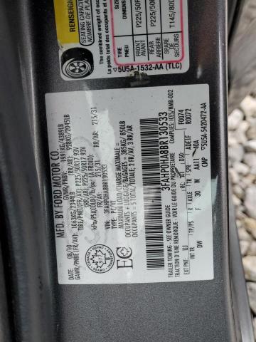 Photo 12 VIN: 3FAHP0HA8BR130533 - FORD FUSION 