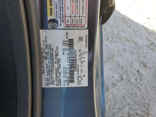 Photo 11 VIN: 3FAHP0HA8CR269207 - FORD FUSION SE 