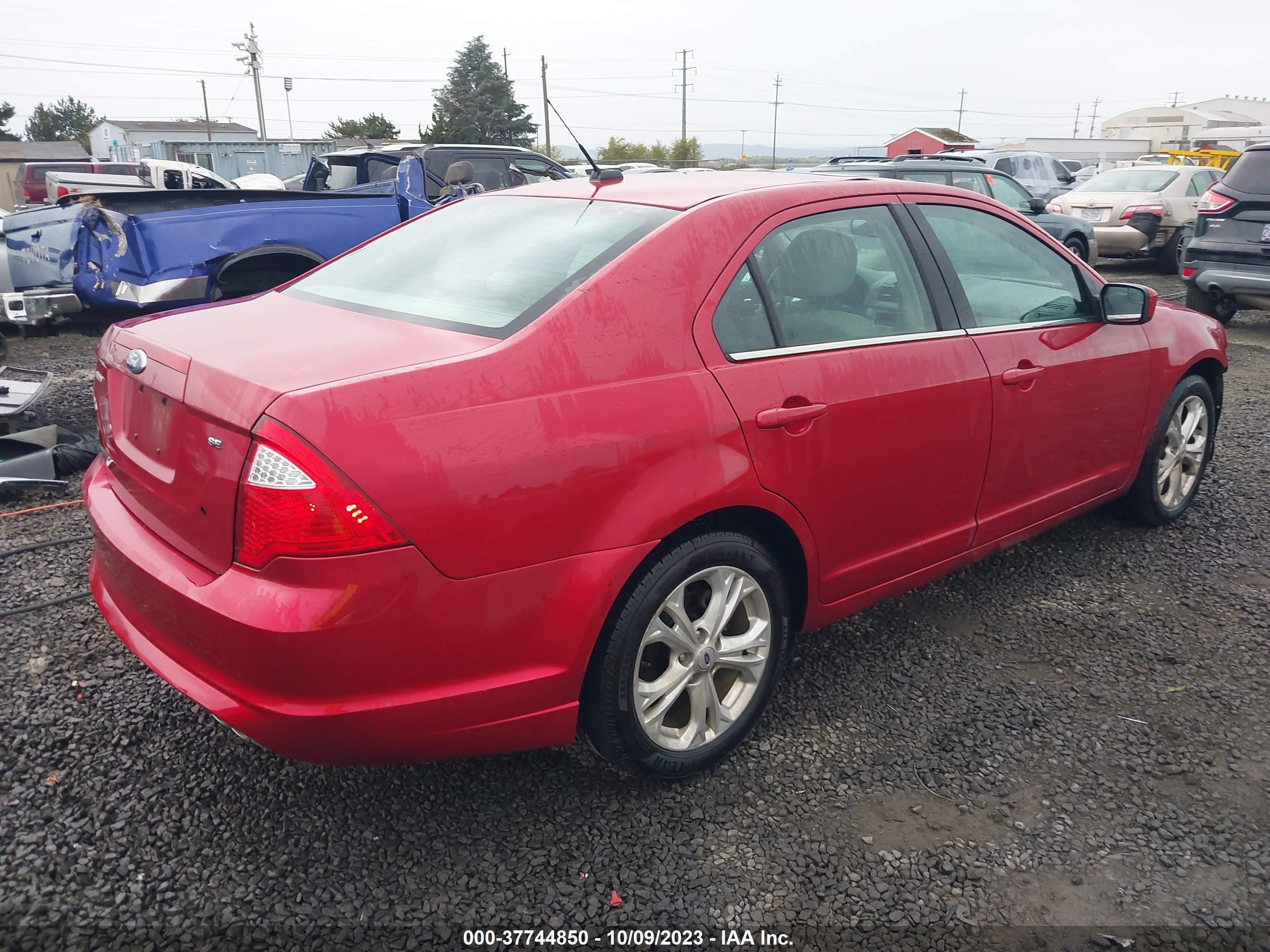 Photo 3 VIN: 3FAHP0HA8CR273161 - FORD FUSION 