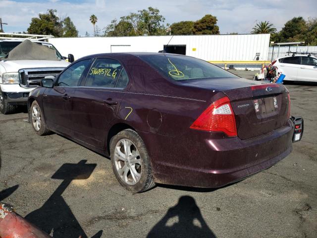 Photo 2 VIN: 3FAHP0HA8CR397656 - FORD FUSION SE 