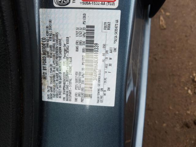 Photo 9 VIN: 3FAHP0HA8CR410339 - FORD FUSION SE 