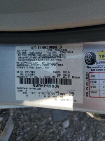 Photo 11 VIN: 3FAHP0HA9AR186009 - FORD FUSION SE 