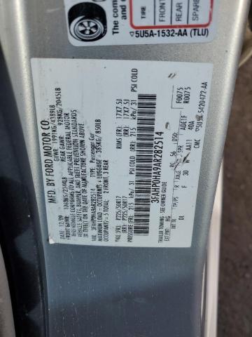 Photo 11 VIN: 3FAHP0HA9AR282514 - FORD FUSION SE 