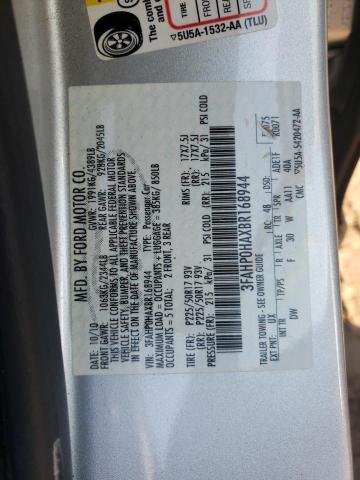 Photo 9 VIN: 3FAHP0HAXBR168944 - FORD FUSION SE 