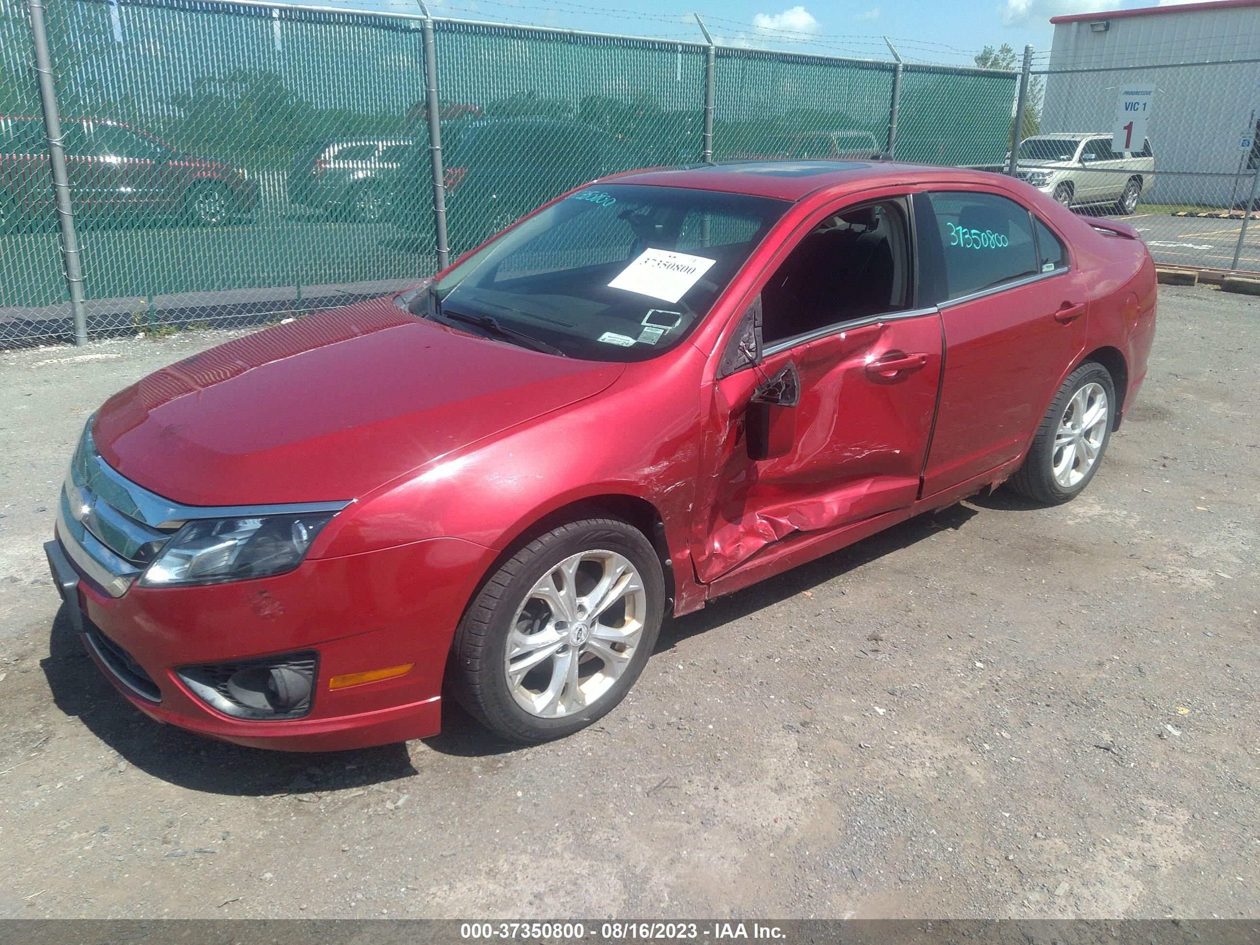 Photo 1 VIN: 3FAHP0HAXCR160330 - FORD FUSION 