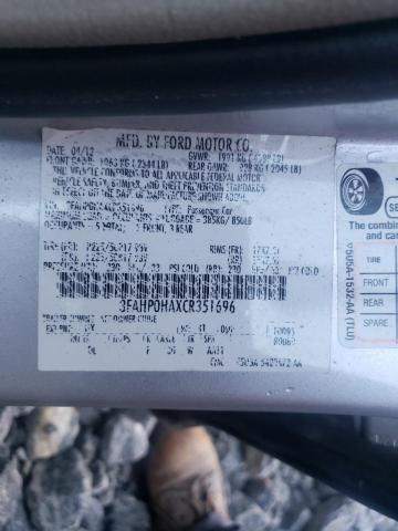 Photo 9 VIN: 3FAHP0HAXCR351696 - FORD FUSION SE 