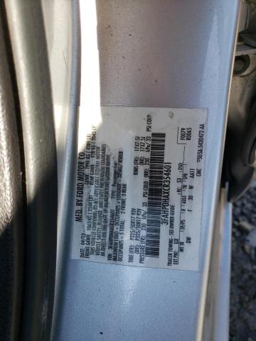 Photo 11 VIN: 3FAHP0HAXCR354601 - FORD FUSION SE 