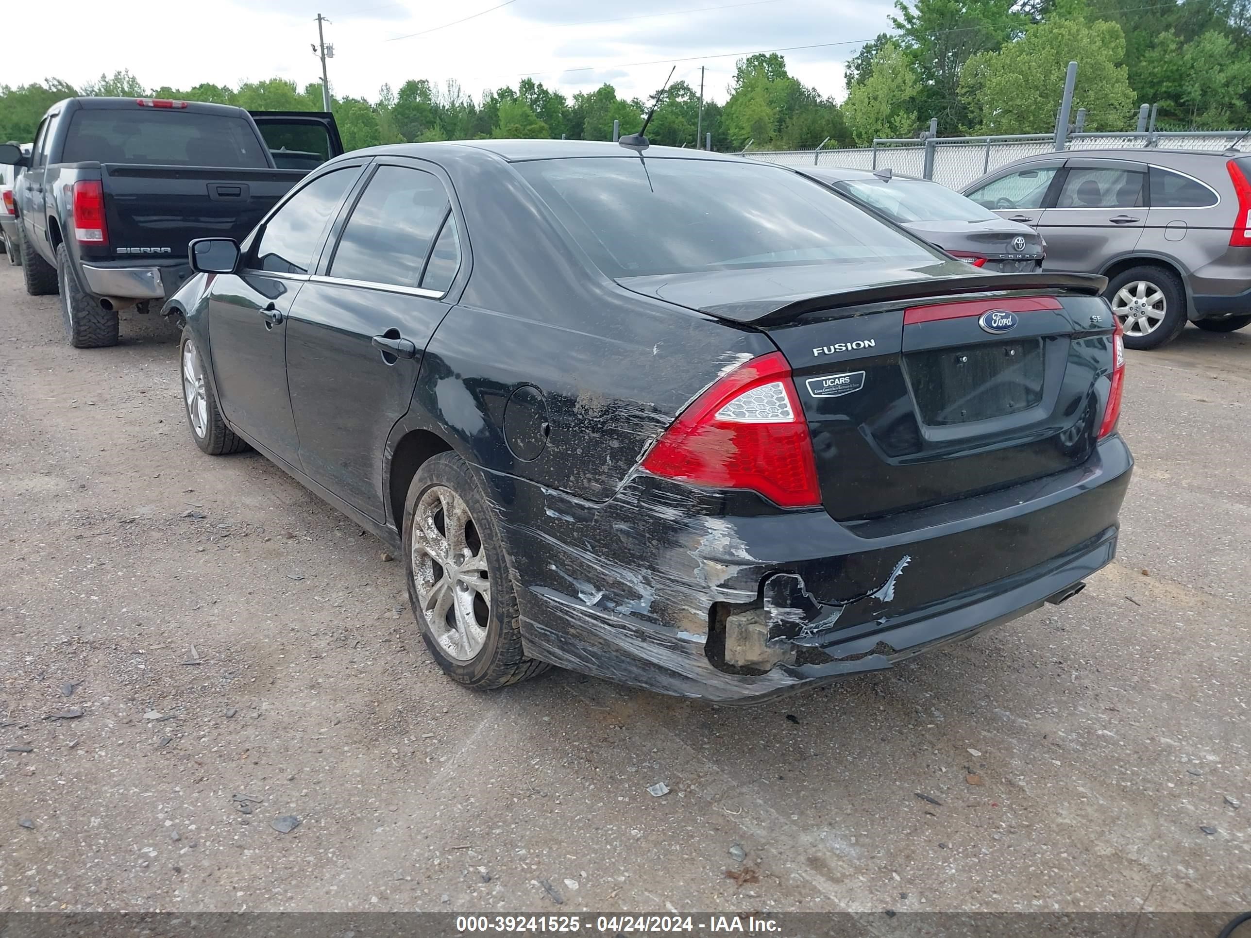 Photo 2 VIN: 3FAHP0HAXCR390143 - FORD FUSION 