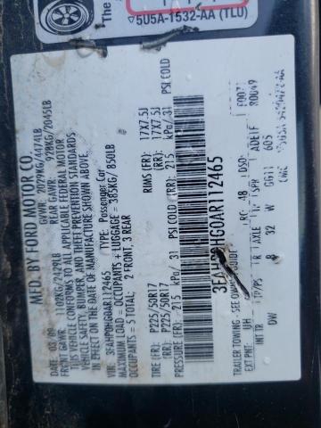 Photo 9 VIN: 3FAHP0HG0AR112465 - FORD FUSION SE 