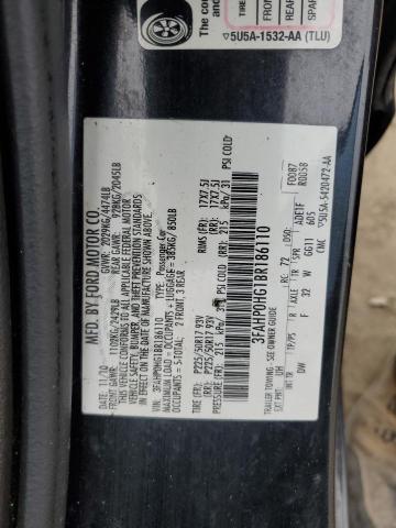 Photo 11 VIN: 3FAHP0HG1BR186110 - FORD FUSION 