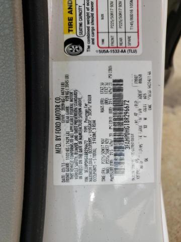 Photo 9 VIN: 3FAHP0HG1BR296672 - FORD FUSION SE 