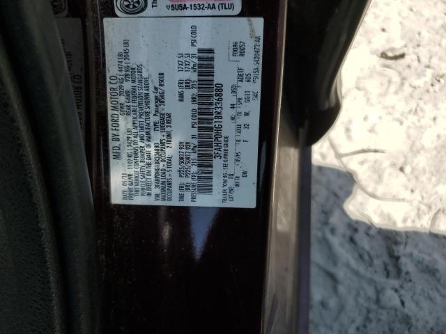 Photo 11 VIN: 3FAHP0HG1BR336880 - FORD FUSION 